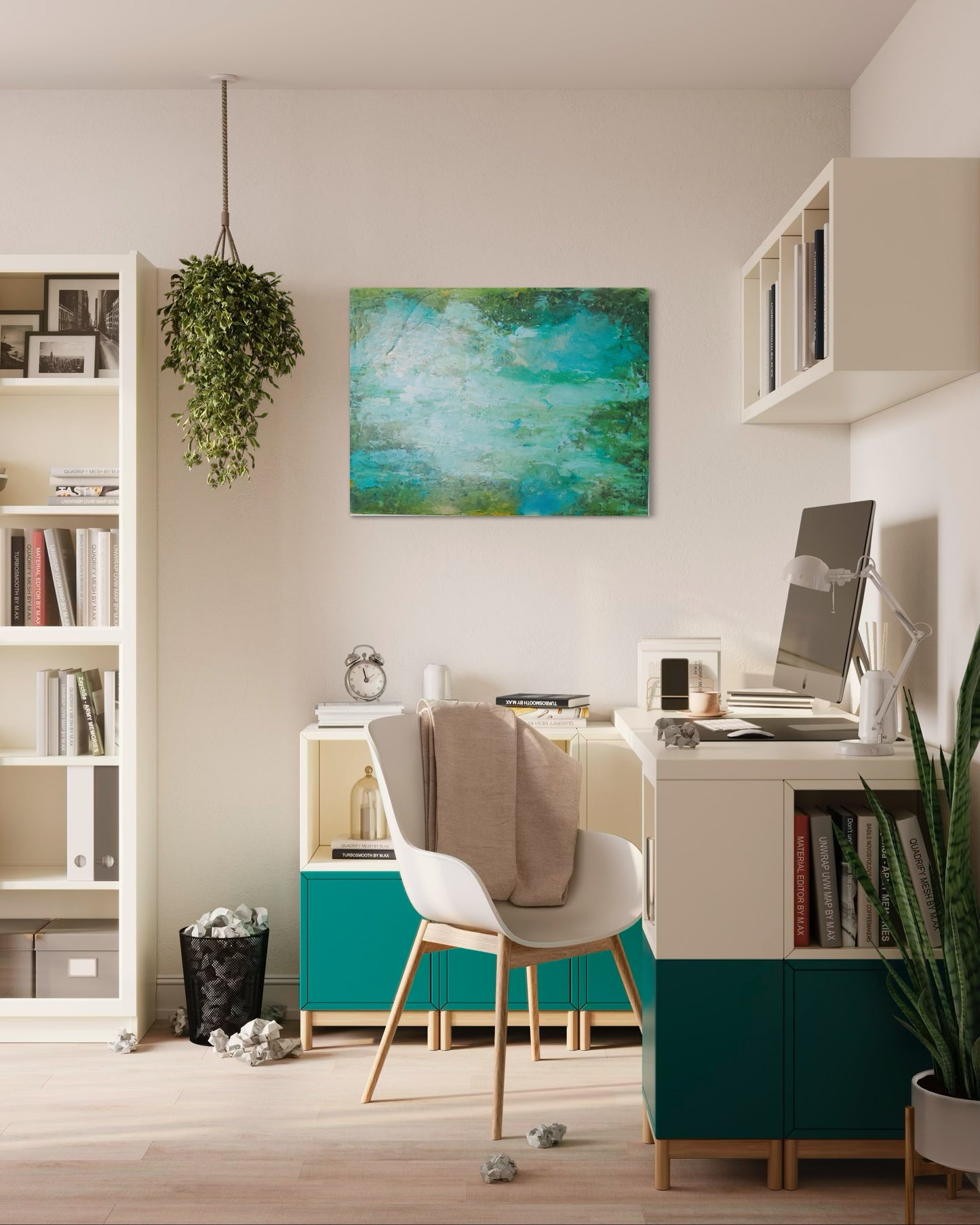 Chrysocolle (coton/chassis 60*80) 2022