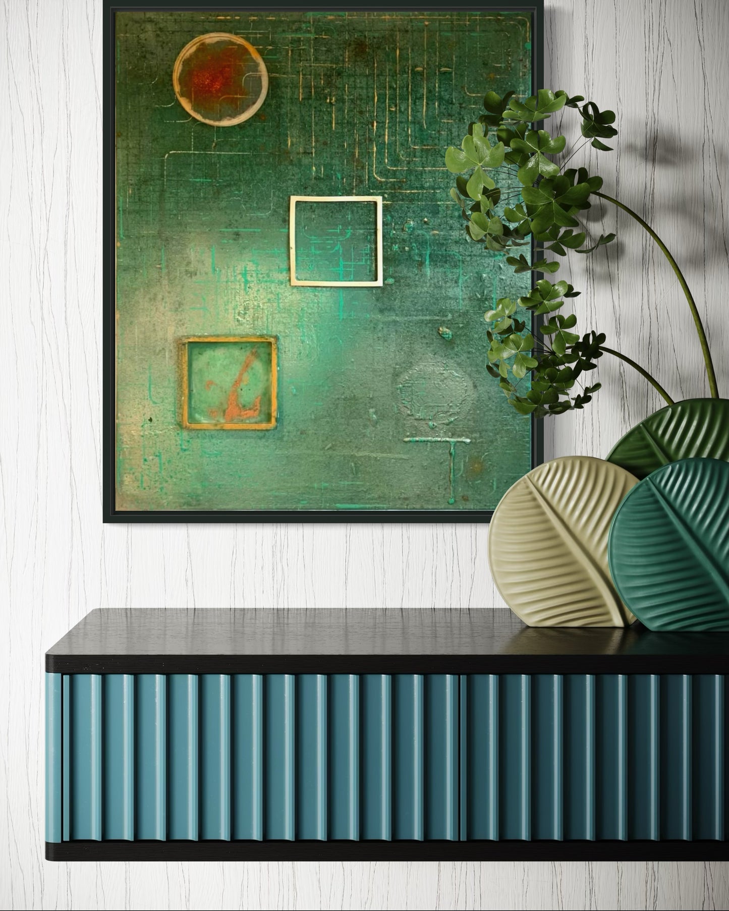 Connexions après réparation. (lin/chassis 60*40) 2023