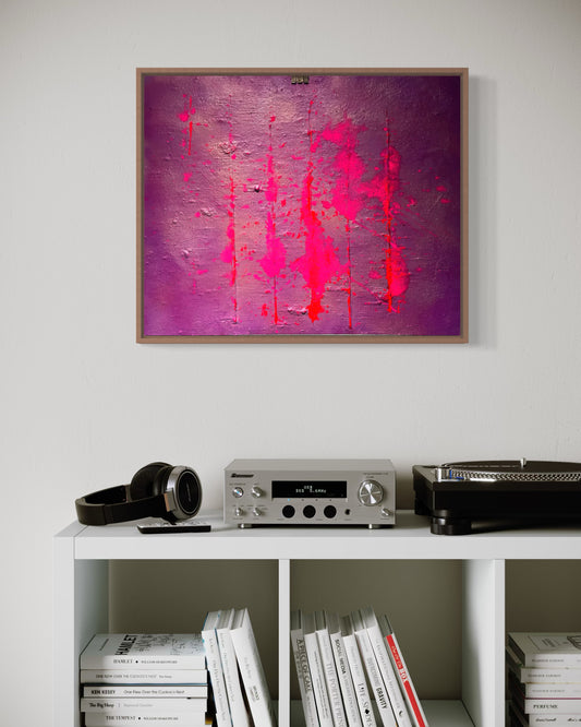 On a qu’une vie (toile carton 50*60) 2024 (sold)