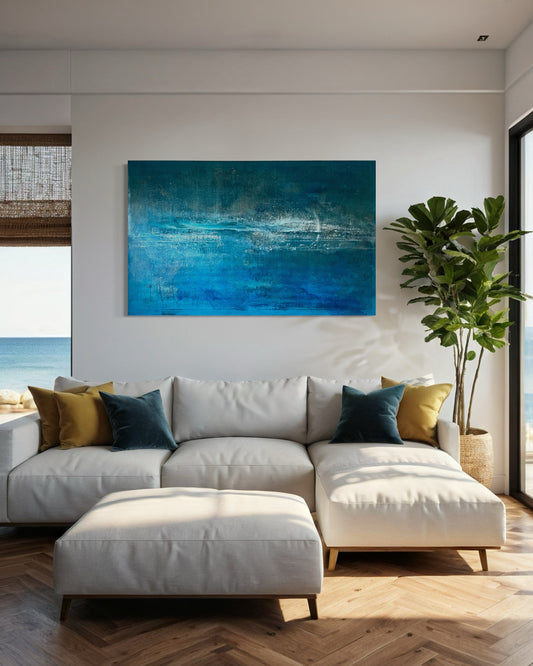 Like blue (coton/chassis 100*150) 2023 (sold)