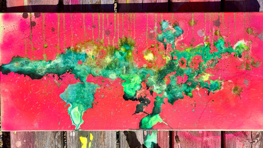 Le chemin (coton/chassis 70*30) 2024