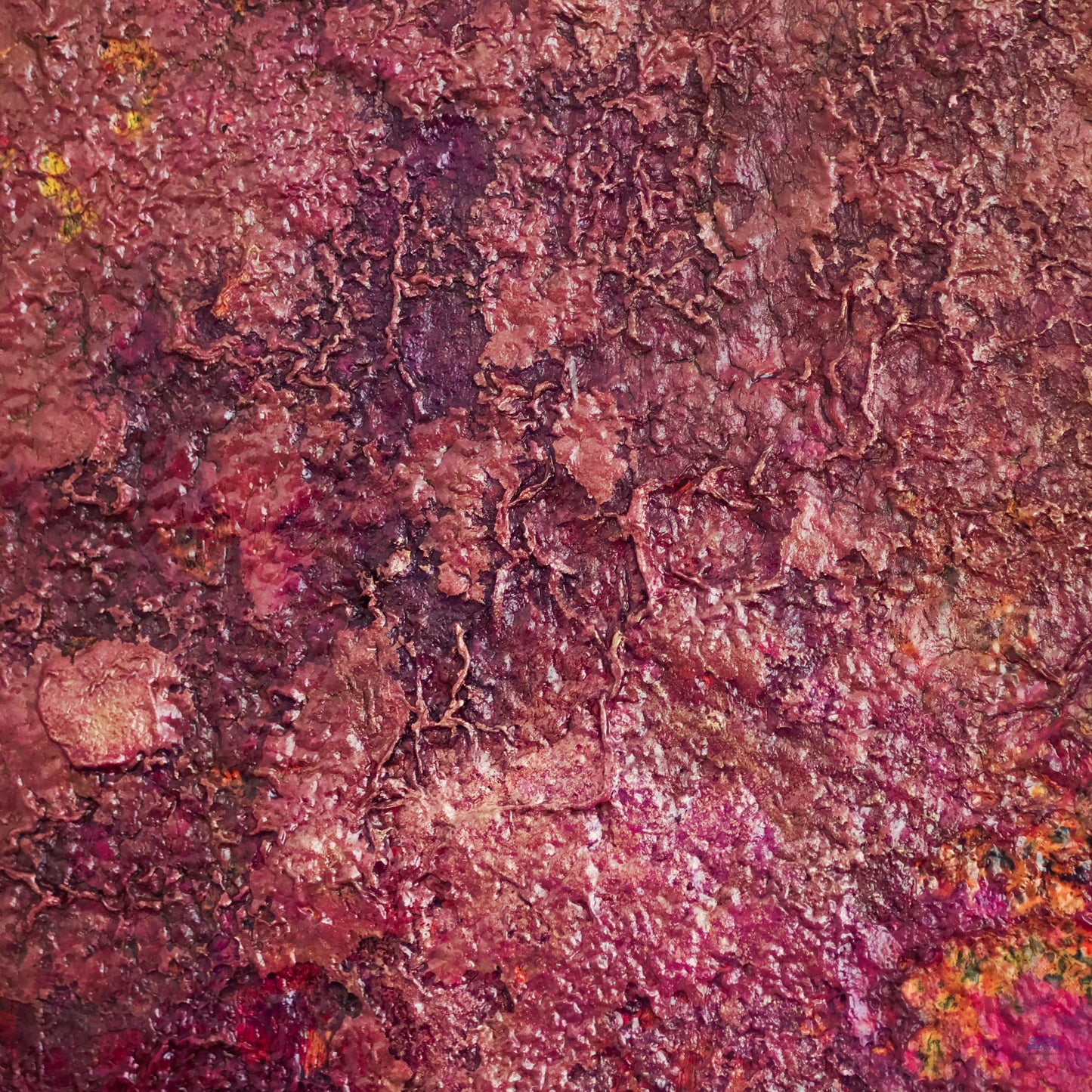 À fleur de peau (coton/carton 70*60 encadrée)