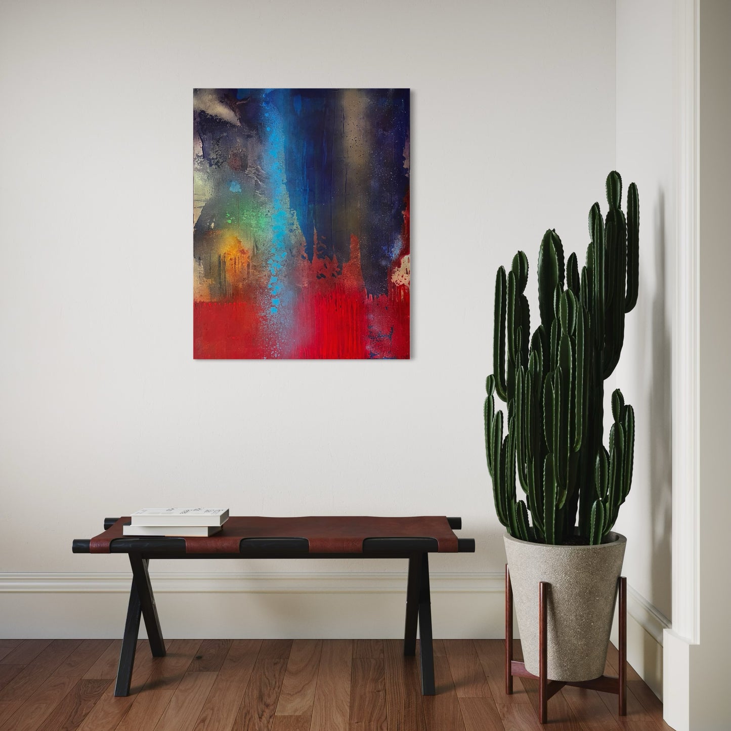 La Force de l’Authenticité (lin/chassis 100*80) 2023