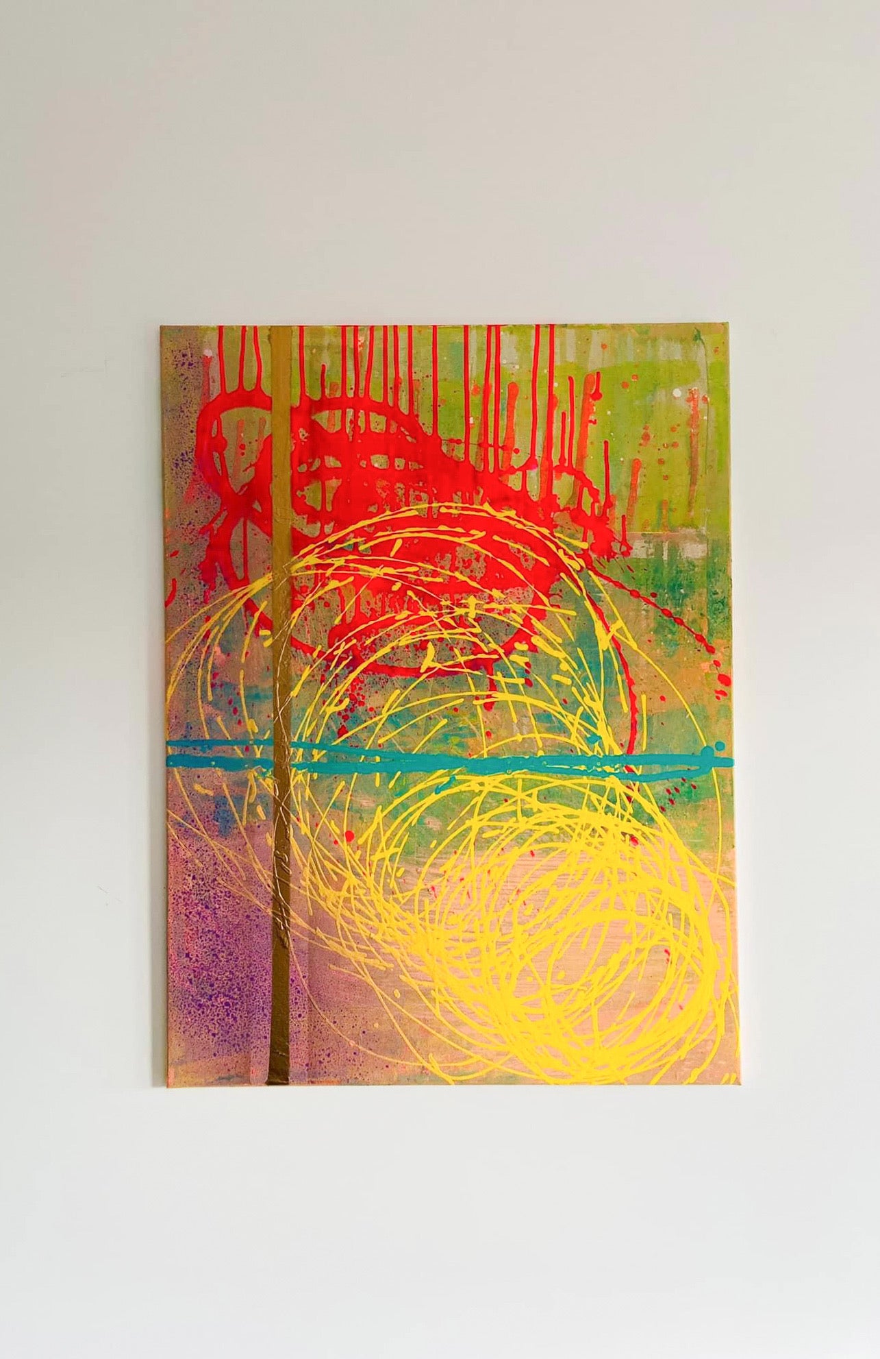 Éveil lumineux (coton/chassis 80*60) 2022