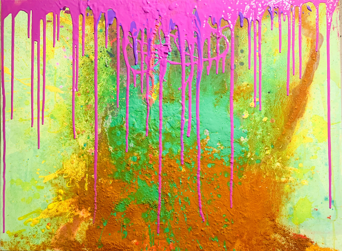 Entre terre et ciel (coton/chassis 80*60) 2022