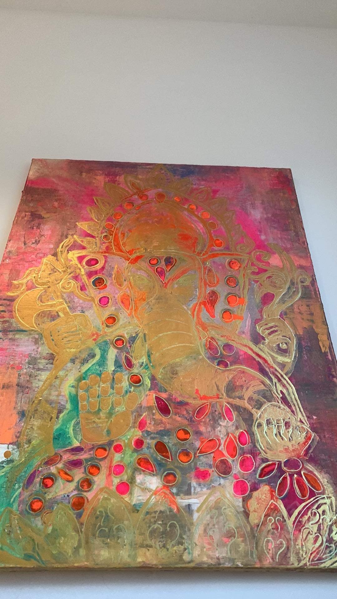 Ganesh (coton/chassis 80*60) 2023