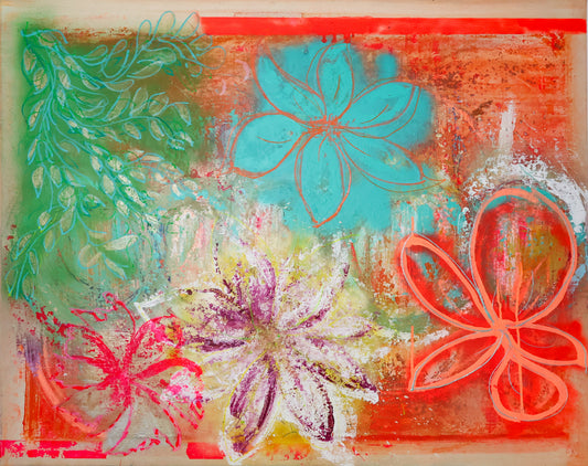 Like Flowers lin/chassis 80*100 2024