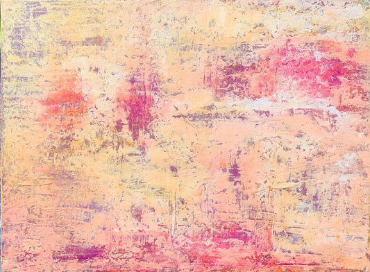 Éclats de rose (coton/chassis 30*40) 2022 (sold)