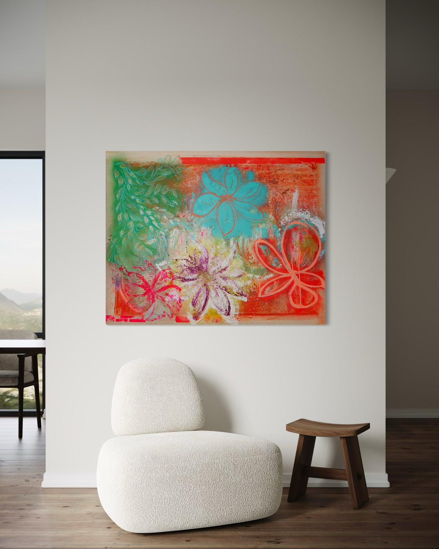 Like Flowers lin/chassis 80*100 2024