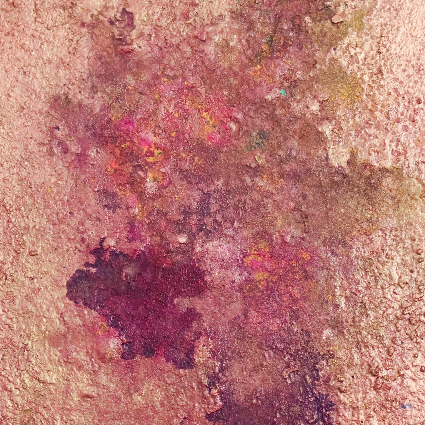 À fleur de peau (coton/carton 70*60 encadrée)