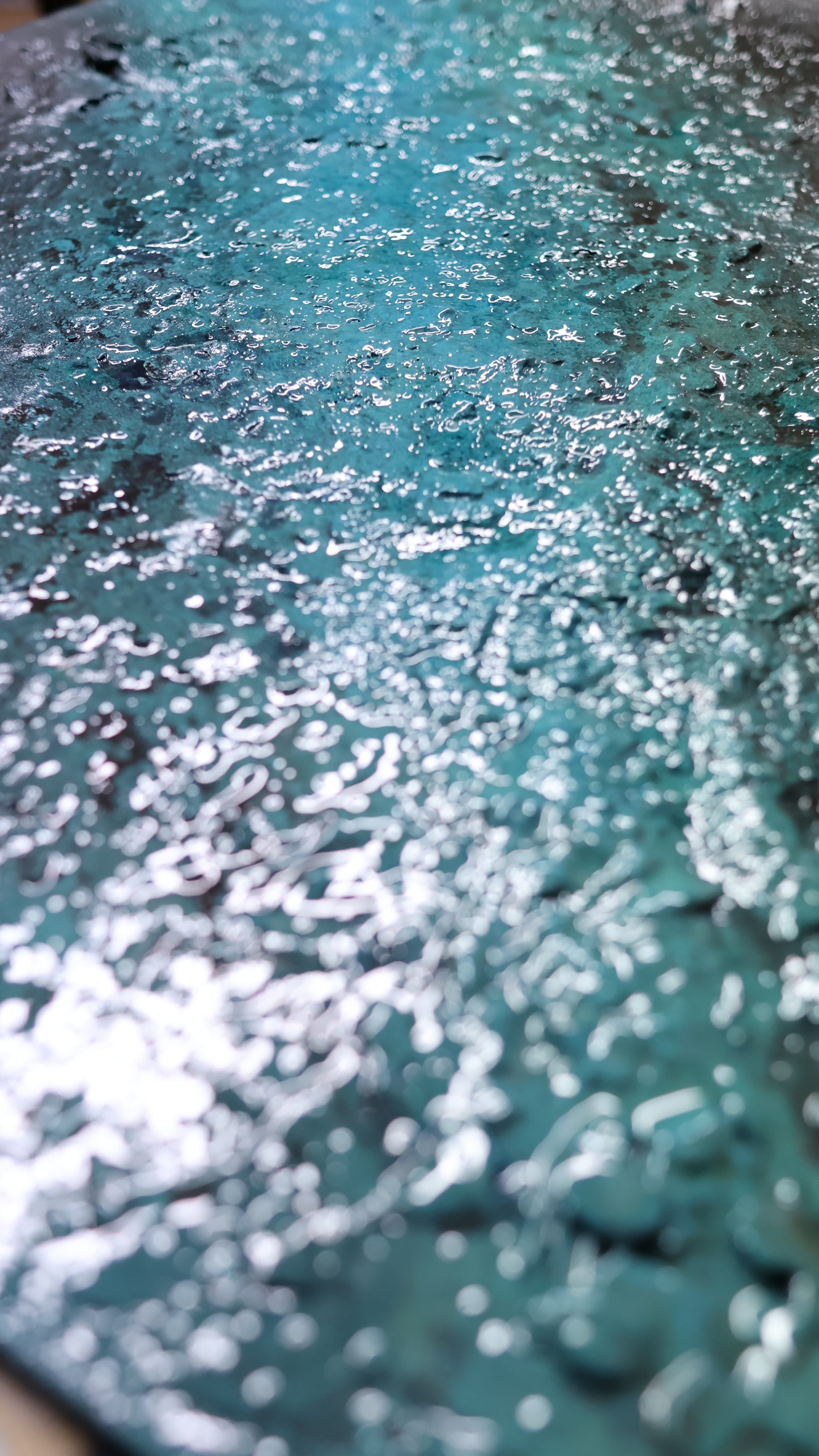 Après la traversée (Toile coton/carton 60*50 avec cadre.)