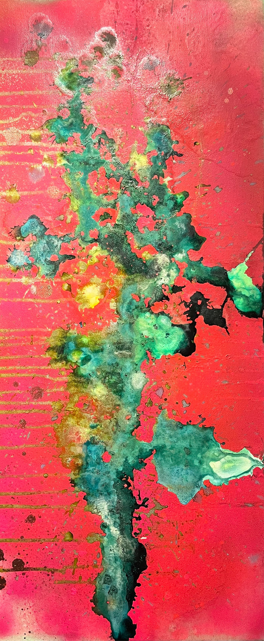 Le chemin (coton/chassis 70*30) 2024