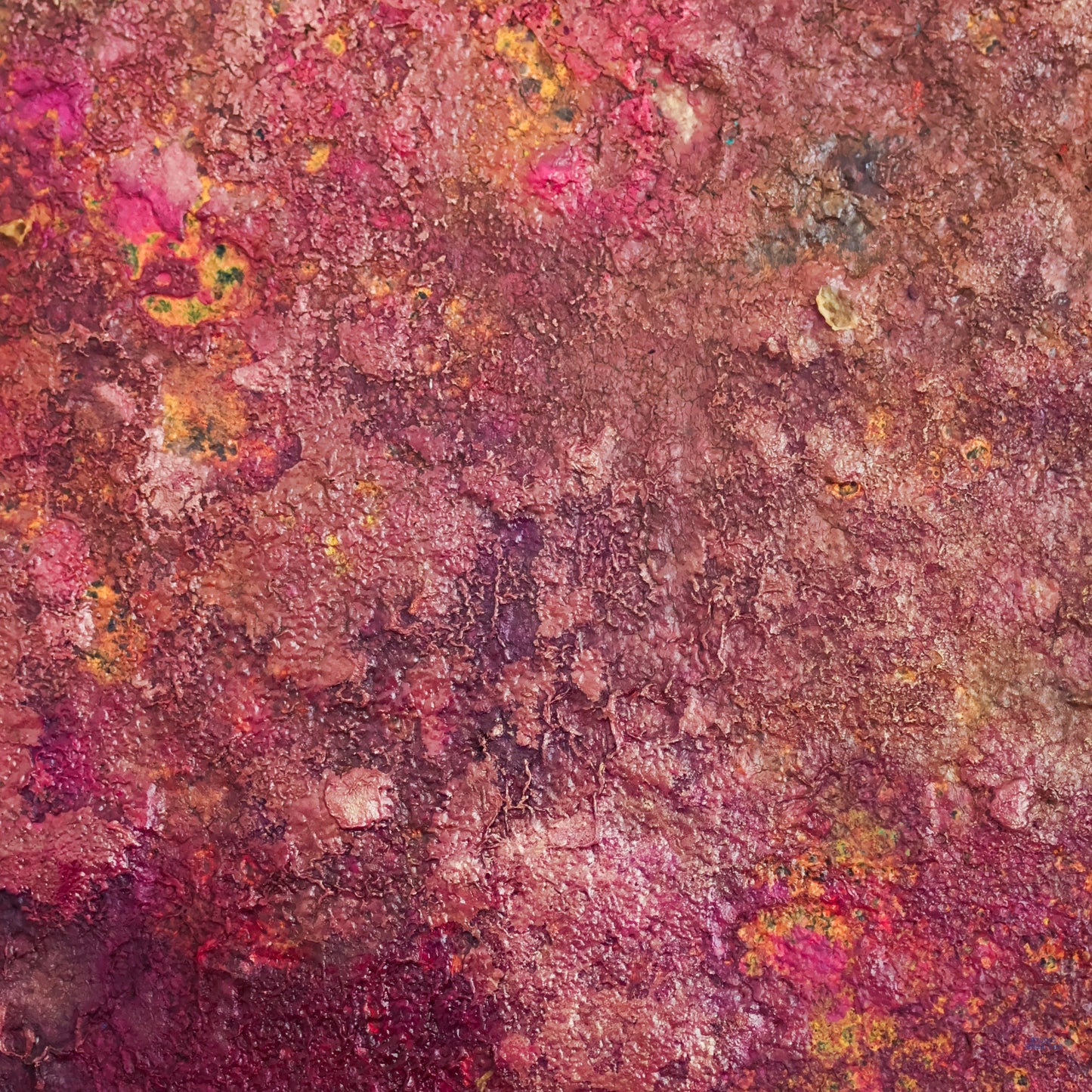 À fleur de peau (coton/carton 70*60 encadrée)